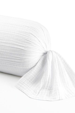 Funda de almohada de gasa de algodón Uni - 85 hilos/cm² - Blanco