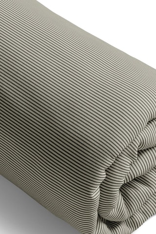 Sábana bajera de algodón 80 hilos/cm² Eden noir - Beige