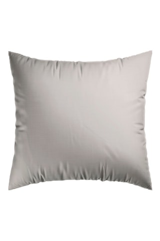 2 fundas de almohada de algodón 57 hilos/cm² Uni - Gris
