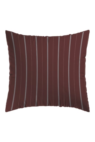 2 fundas de almohada de satén de algodón Elior - 80 hilos/cm² - Burdeos