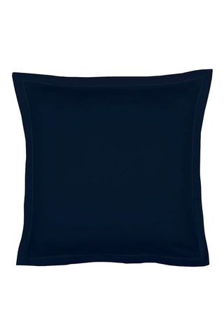 2 fundas de almohada de satén de algodón 80 hilos/cm² Uni 1 baratta - Azul oscuro