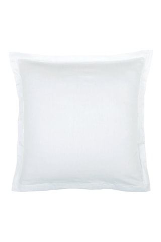 2 fundas de almohada de satén de algodón 80 hilos/cm² Uni 1 baratta - Blanco