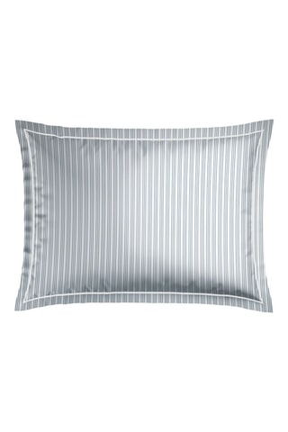 2 fundas de almohada de satén de algodón 80 hilos/cm² Jardin - Celeste