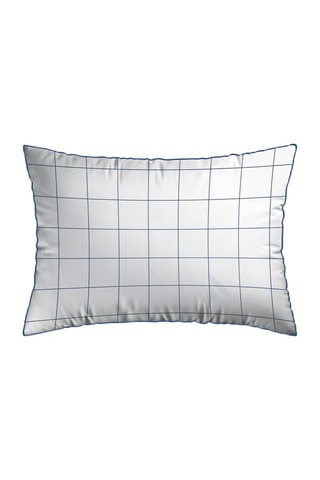 2 fundas de almohada de satén de algodón 120 hilos/cm² - Blanco