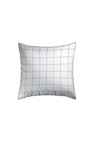 2 fundas de almohada de satén de algodón 120 hilos/cm² - Blanco