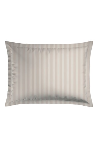 2 fundas de almohada de satén de algodón 80 hilos/cm²  - Topo