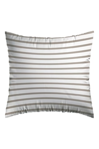 2 fundas de almohada de satén de algodón 80 hilos/cm² Horizon - Topo