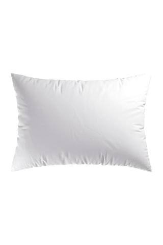 2 fundas de almohada de satén de algodón 80 hilos/cm² Uni - Blanco - 50 x 70 cm