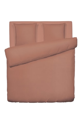 Juego de nórdico de gasa de algodón Uni - 85 hilos/cm² - Terracota