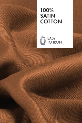 Sábana encimera de algodón 80 hilos/cm² Uni 1 Baratta - Marrón