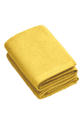 2 toallas de ducha Lagon - Amarillo - 50 x 100 cm