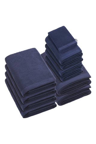 Juego de textil de baño Lagon - Azul marino