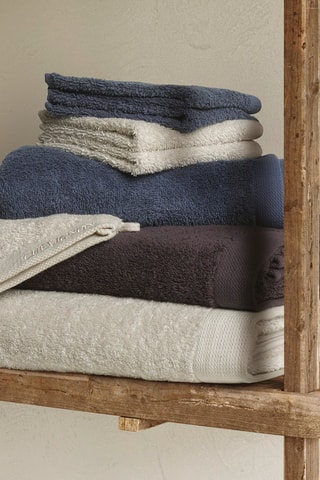 4 manoplas de baño - Blanco roto - 15 x 21 cm
