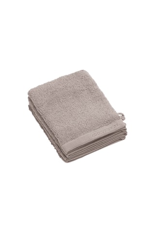 4 manopla de baño Lagon - Topo