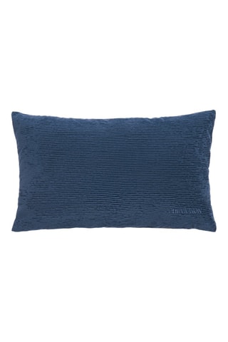 Funda de cojín Corduroy - 
Azul - 30 x 50 cm