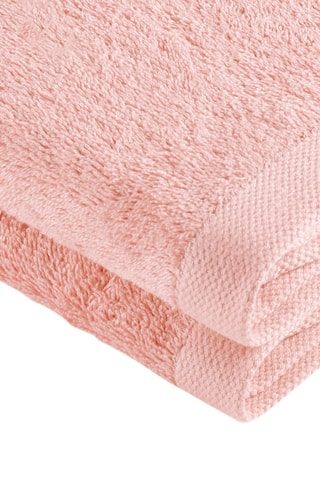 2 paños de cocina Lagon - Rosa claro