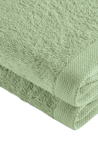 2 paños de cocina Lagon - Verde claro