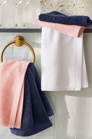 2 paños de cocina - 
Rosa salmón