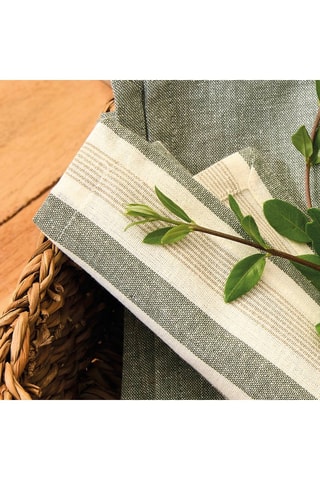 6 servilletas de tela - Verde
