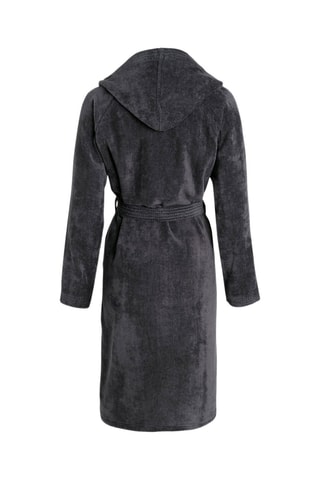 Albornoz con capucha - Gris oscuro