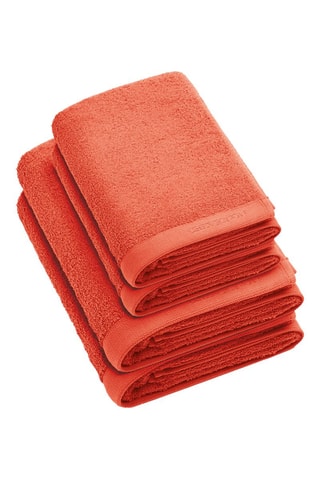 4 toallas Lagon - Coral