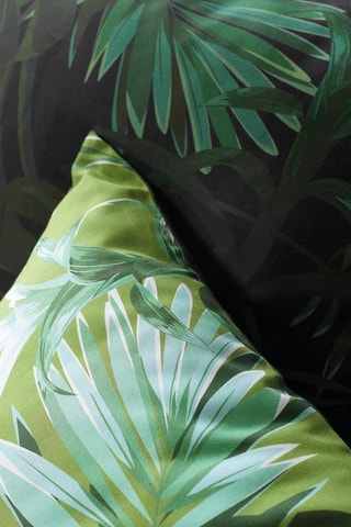 Funda de almohada de satén de algodón 79 hilos/cm² Jungle - Verde - 43 x 210 cm