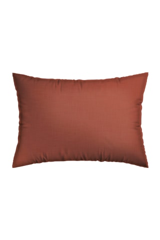 2 fundas de almohada de algodón 57 hilos/cm² - Terracota