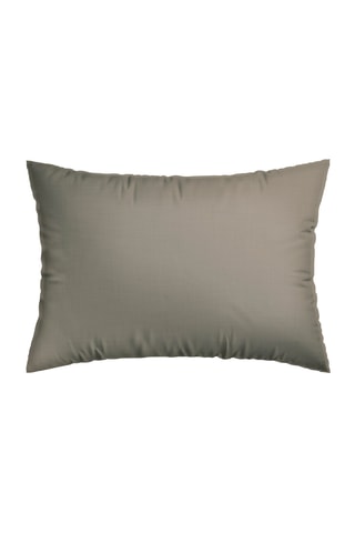 2 fundas de almohada de algodón 57 hilos/cm² - Hueso