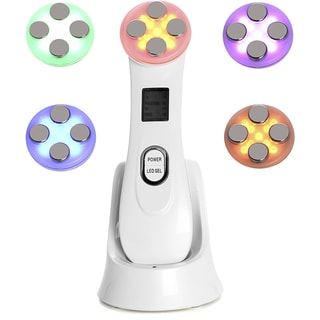 Anti-age Elektrostimulator - 5 functies - Wit - Gezicht