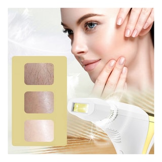 Epilator met pulselicht - Lichaam - Wit & Goudkleurig