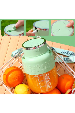 Blender van silicone en roestvrij staal- 60 W - Groen