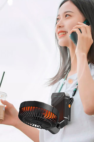 Ventoinha de mesa - 1- 6 W- 2-8 h de autonomia