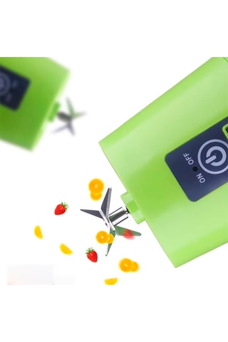 Blender van silicone en roestvrij staal- 40 W - Blauw