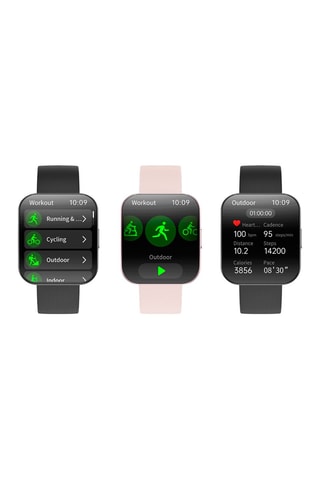 Smartwatch QS08 - Zwart