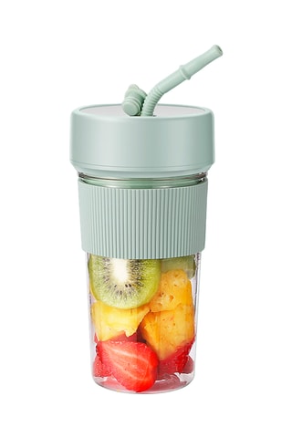 Blender van roestvrij staal  en silicone- 40 W - Groen