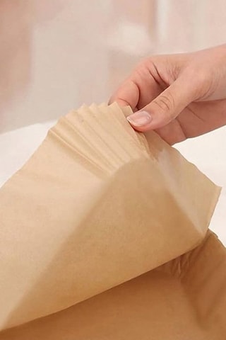 Anti-aanbakpapier voor luchtkoelkasten - 20 cm - 50-delig