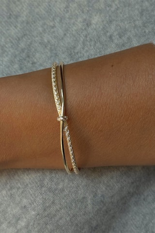 Pulsera - Plata chapada en oro amarillo