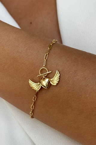 Pulsera - Plata chapada en oro amarillo