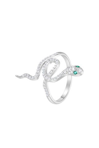 Anillo - Plata y esmeraldas