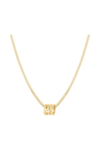 Collar - Plata chapada en oro amarillo