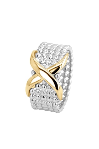 Anillo - Plata chapada en oro amarillo