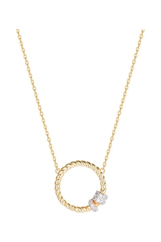 Collar - Plata chapada en oro amarillo