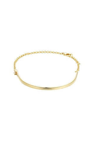Pulsera - Plata bañada en oro fino amarillo