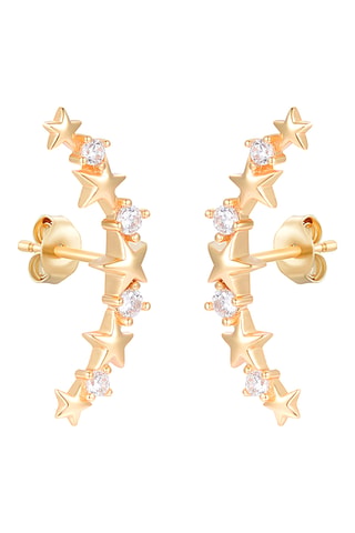 Pendientes - Plata chapada en oro amarillo