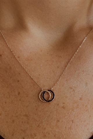 Collar - Plata chapada en oro rosa