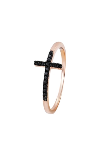 Anillo - Plata bañada en oro fino rosa