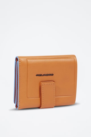 Portacarte in pelle - Cammello