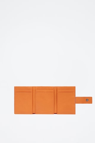 Portacarte in pelle - Cammello