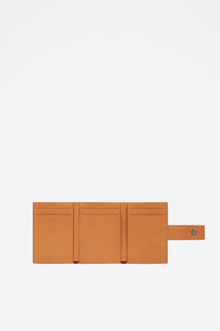 Portacarte in pelle - Cammello
