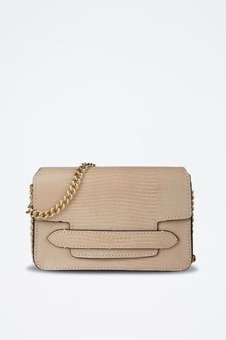 Borsa a spalla in pelle - Beige